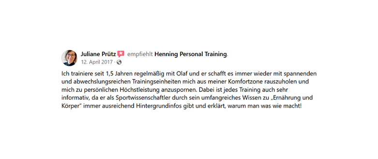 Personal Trainer Potsdam